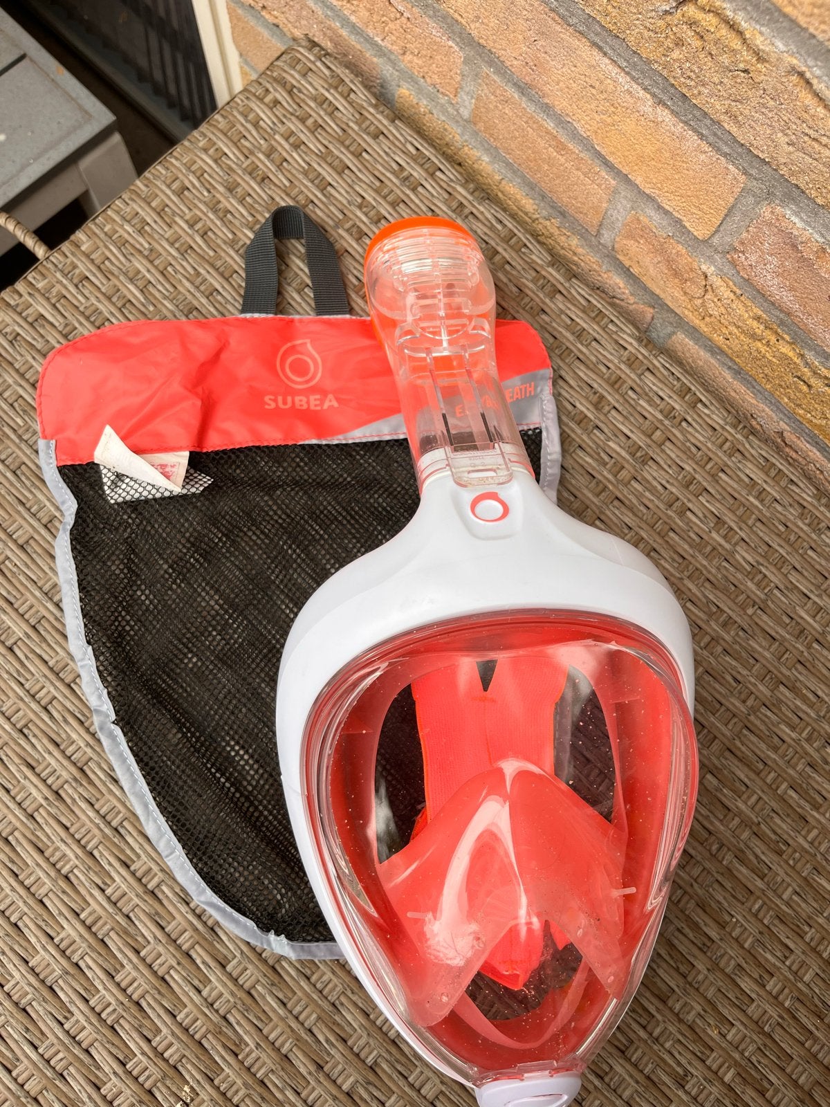 Suboea Easybreath duikbril met snorkel, Watersport en Boten, Duiken, Zo goed als nieuw, Duikbril of Snorkel, Ophalen of Verzenden
