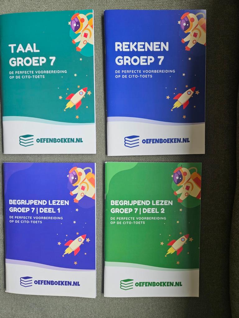 Cito voorbereiding Groep 7 (4 boeken), Ophalen of Verzenden, Nieuw, Overige niveaus, Overige vakken