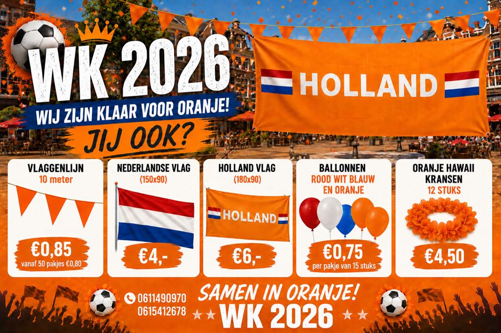 Oranje verkoop! Wk 2026, Hobby en Vrije tijd, Spaarzegeltjes, Ophalen of Verzenden, Zegels, Bonnen of Punten