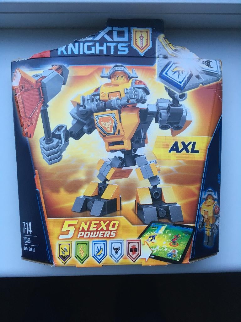 Lego Nexo Knights 70365 Battle Suit Axl (leeftijd 7-14 jaar), Overige thema's, Lego, Ophalen of Verzenden, Zo goed als nieuw