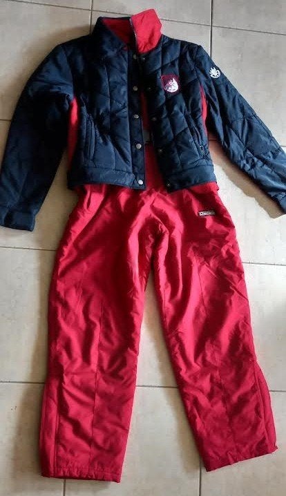 Dames ski-jas tommy hilfiger en ski-broek s-m, Verzenden, Zo goed als nieuw, Broek