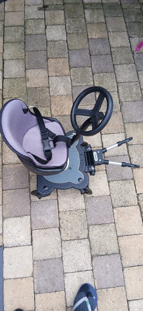 Eichhorn Cozy Rider 2-in-1 Meerijdplankje met Stoeltje, Ophalen, Zo goed als nieuw, Kinderwagen, Overige merken
