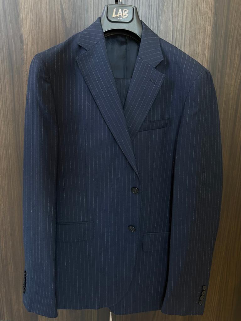 Pal Zileri Lab Baron Pak, 100% Scheerwol, Maat 52, Navy, Kleding | Heren, Kostuums en Colberts, Ophalen of Verzenden, Zo goed als nieuw
