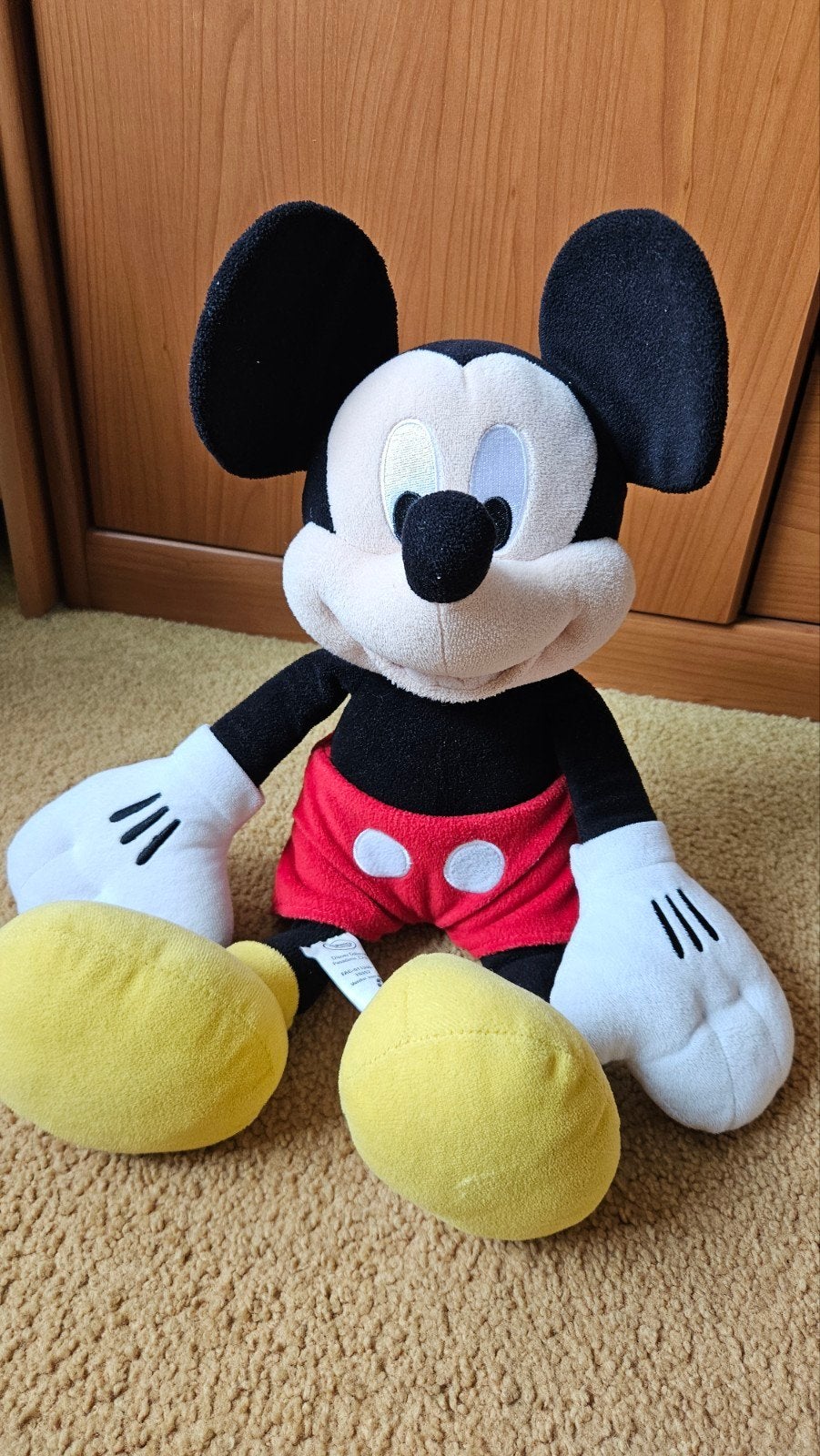 Disney knuffel Mickey Mouse, Verzamelen, Ophalen of Verzenden, Mickey Mouse, Zo goed als nieuw, Knuffel