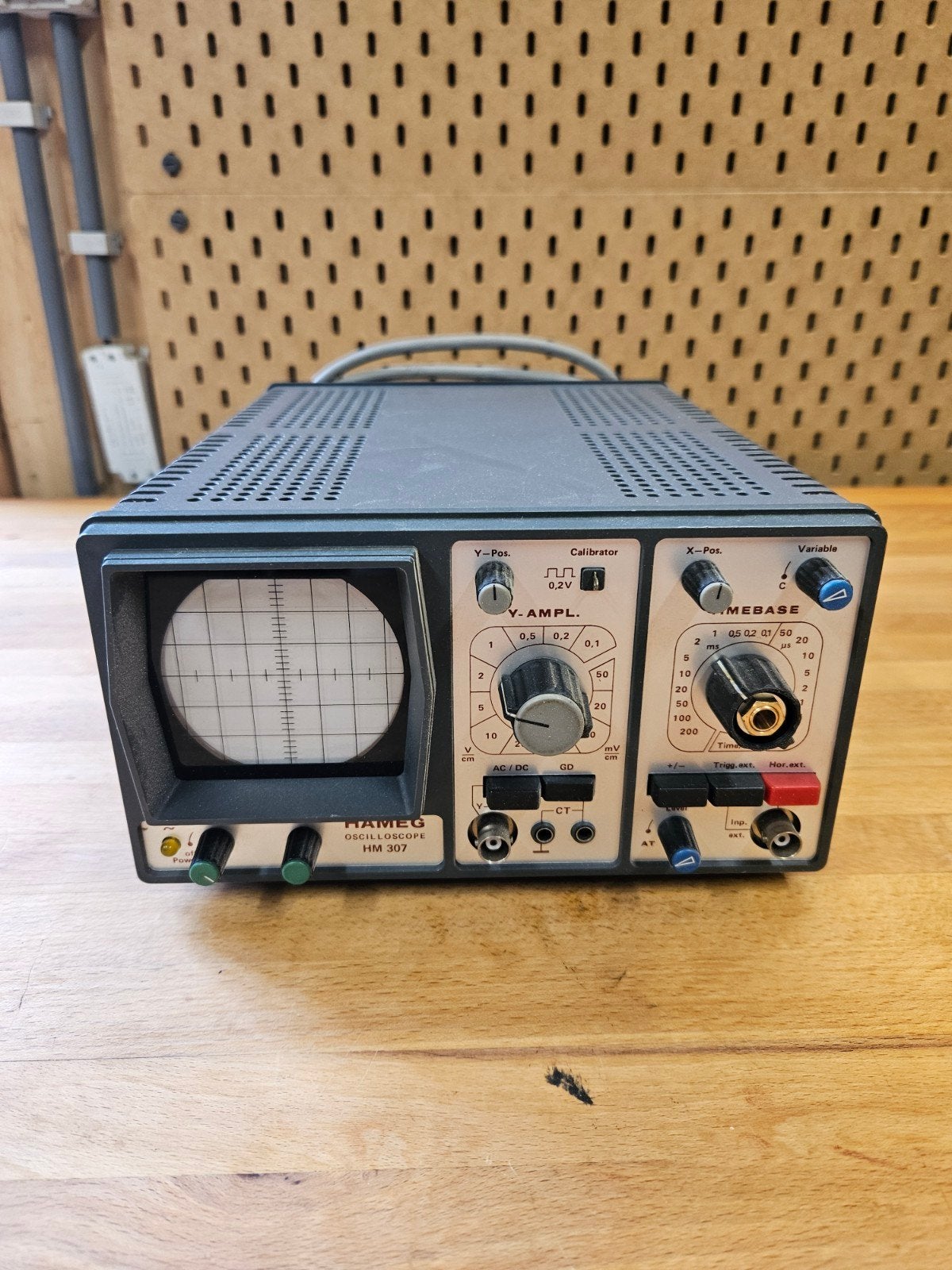Hameg HM 307 Oscilloscoop, Doe-het-zelf en Verbouw, Ophalen of Verzenden, Gebruikt, Elektriciteit