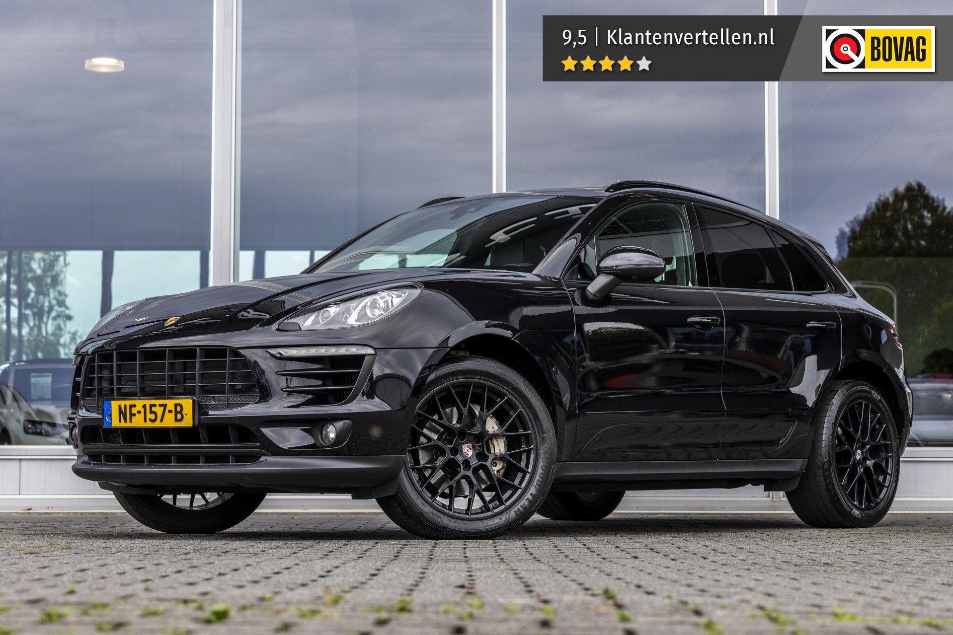Porsche Macan 3.0 S Sport Chrono | Pano | NL auto (bj 2017), Auto's, 12 maanden, Gebruikt, Bi-Xenon koplampen, Bedrijf