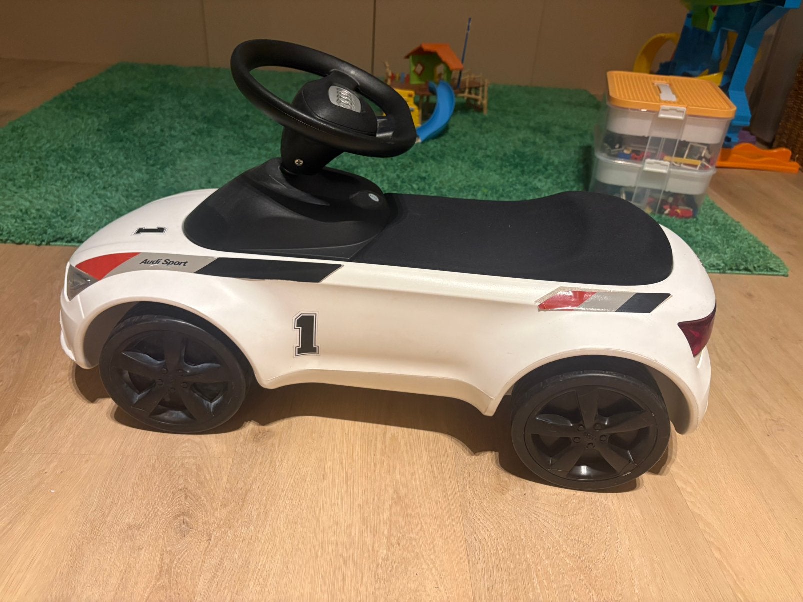 Loopauto audi, Ophalen, Gebruikt