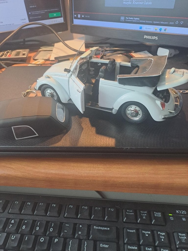 vw kever cabrio  van revel, Ophalen of Verzenden, Nieuw, Auto, Revell