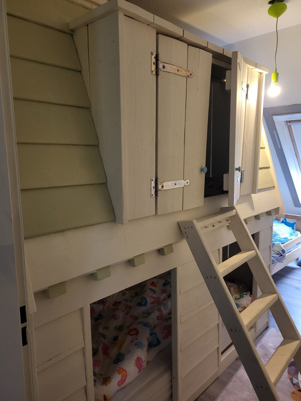 te koop leuk stapelbed huisje, Ophalen, Gebruikt, 90 cm, Tweepersoons
