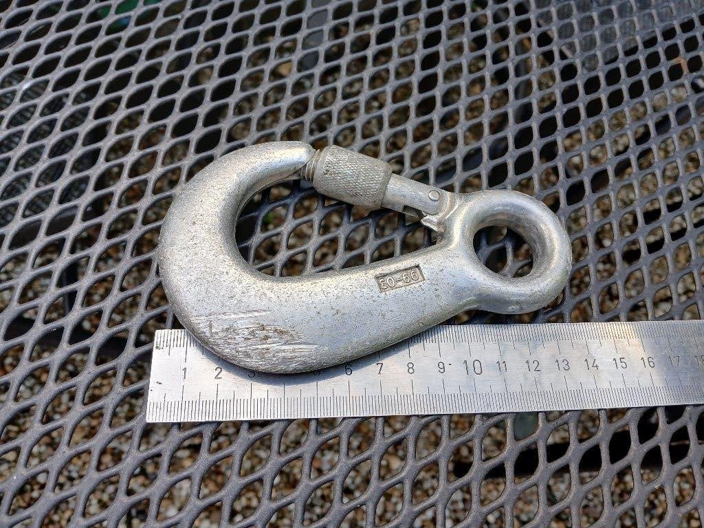 3  Aluminium haken met vergrendeling, Doe-het-zelf en Verbouw, Gereedschap | Handgereedschap, Gebruikt, Ophalen of Verzenden