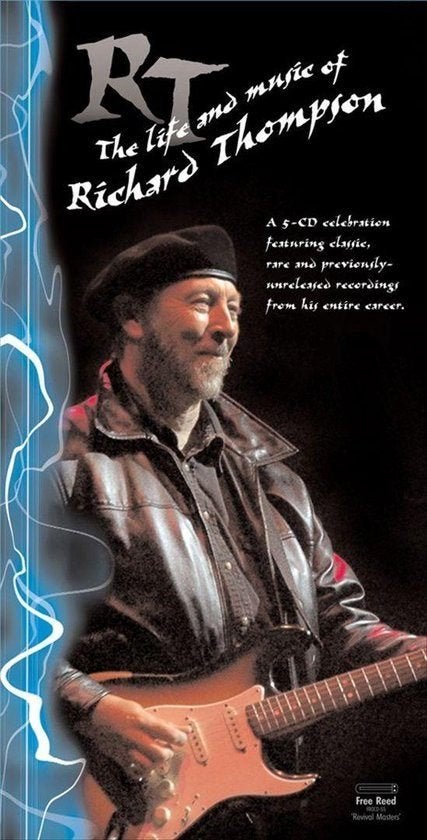 Richard Thompson 5 CD box The life and music of RT., Boxset, Ophalen of Verzenden, Zo goed als nieuw, Inclusief boekje