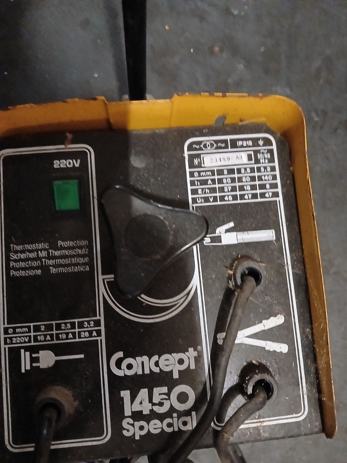 Concept 1450 Special lasapparaat - Gebruikt, Ophalen of Verzenden, Gebruikt, Minder dan 150 ampère, Elektroden