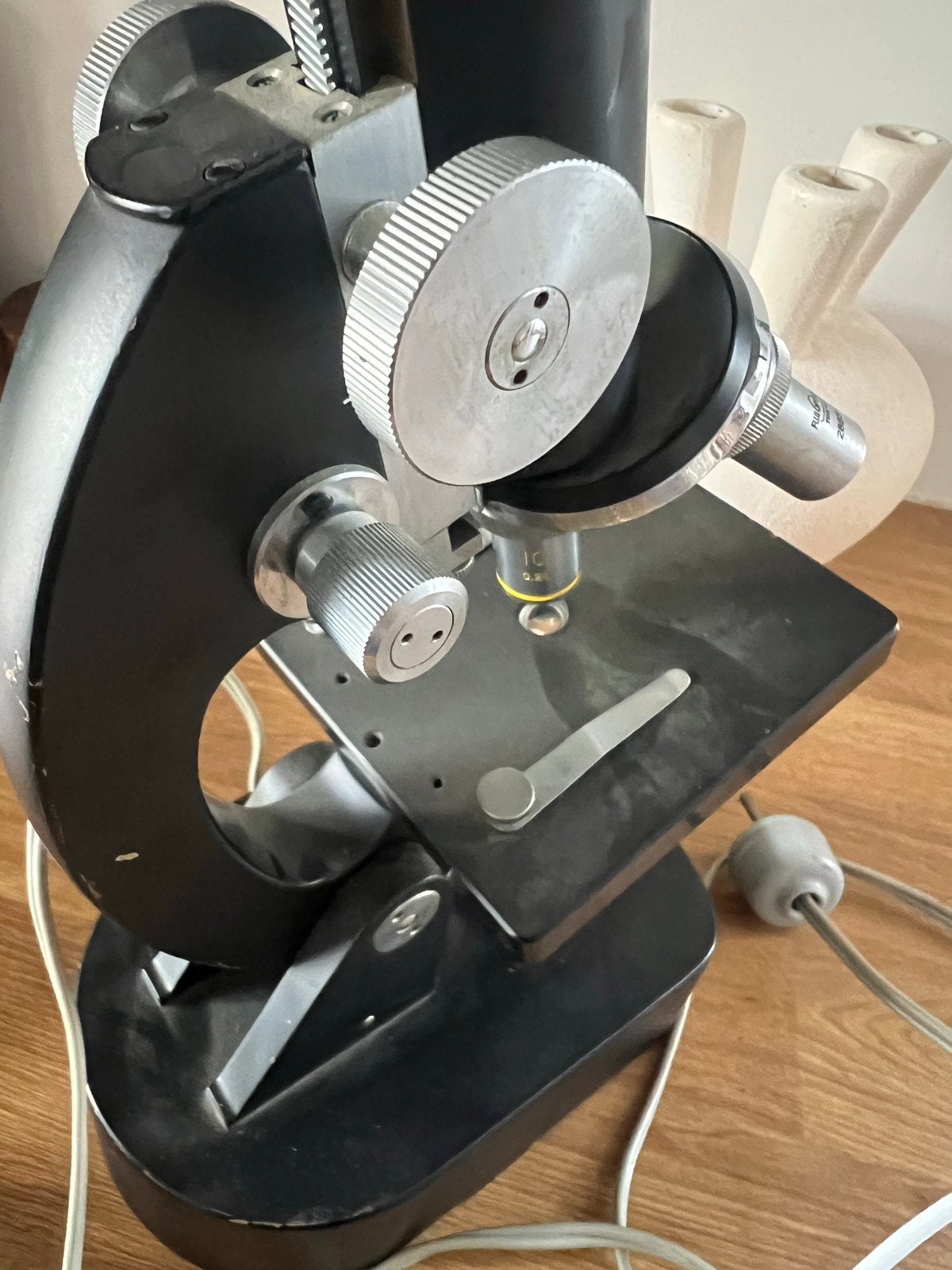 Fuji Optical Tokyo Microscoop met accessoires, Ophalen of Verzenden, Gebruikt, 400x tot 1000x, Biologische microscoop