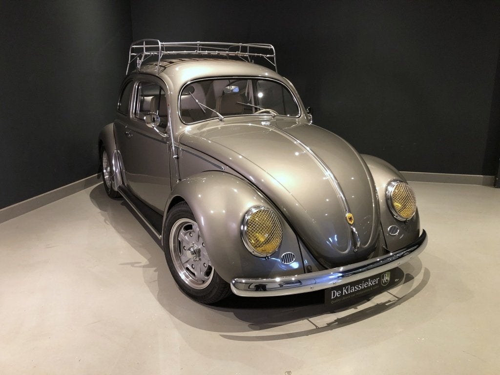 Volkswagen Kever Ovaal uit 1953 Ovaal (bj 1956), Auto's, Origineel Nederlands, Handgeschakeld, Sedan, Zilver of Grijs