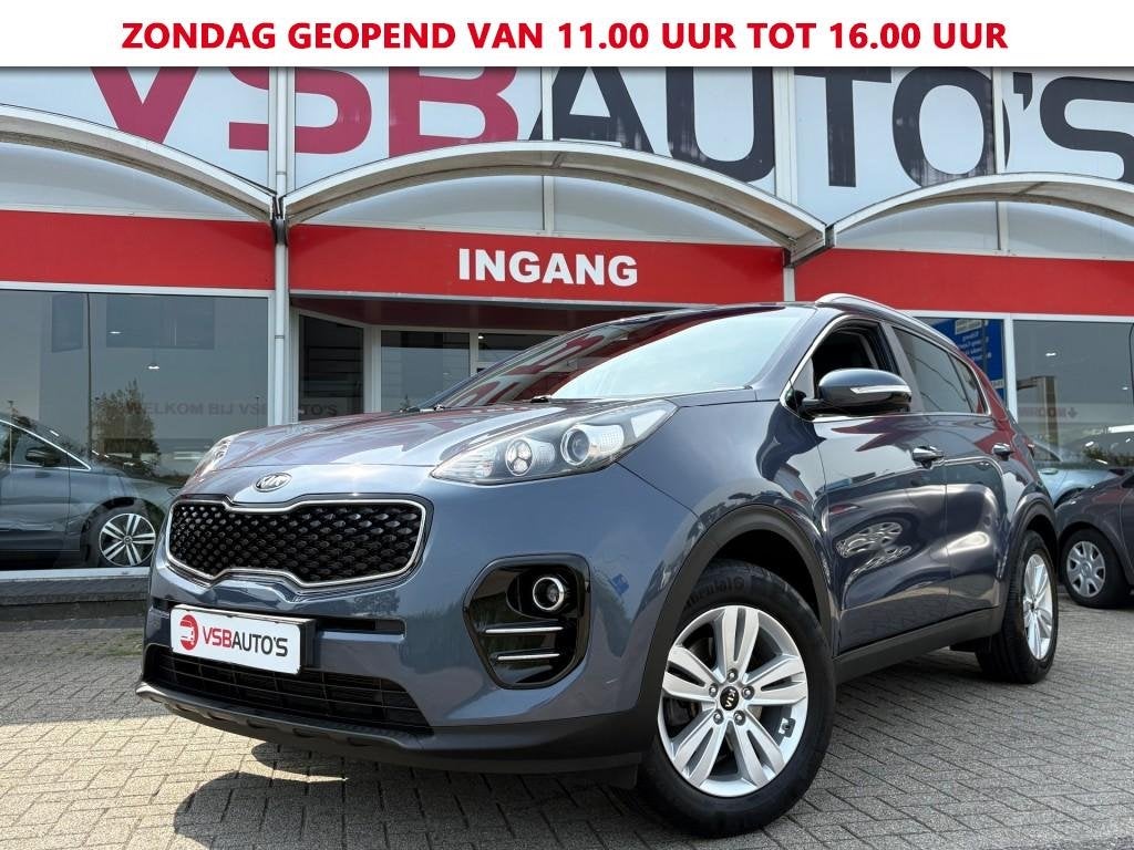 Kia SPORTAGE 1.6 GDI 132PK LED NAVI CAMERA CARPLAY WINTER-PA, Auto's, Gebruikt, Met garantie (alle), 132 pk, Bedrijf