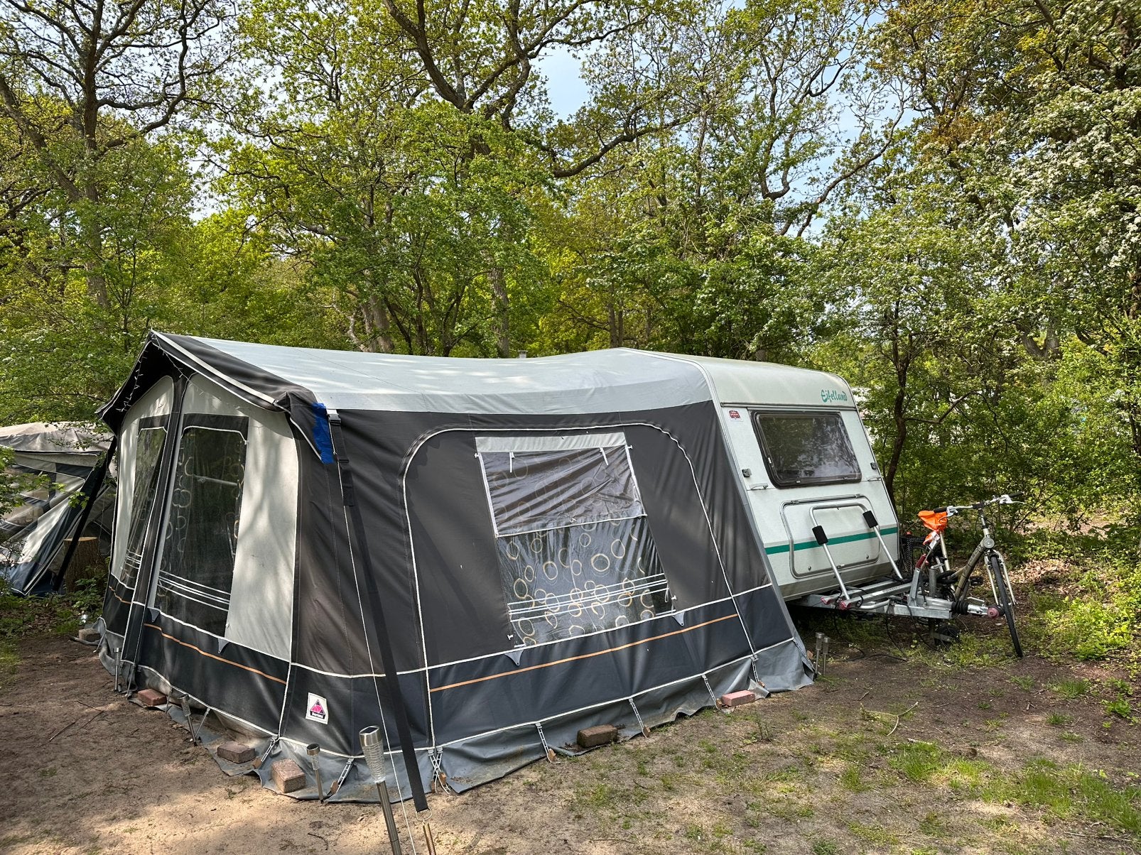 Eiffel Caravan 5 slaapplaatsen, Caravans en Kamperen, Ophalen, Gebruikt, Tot en met 5