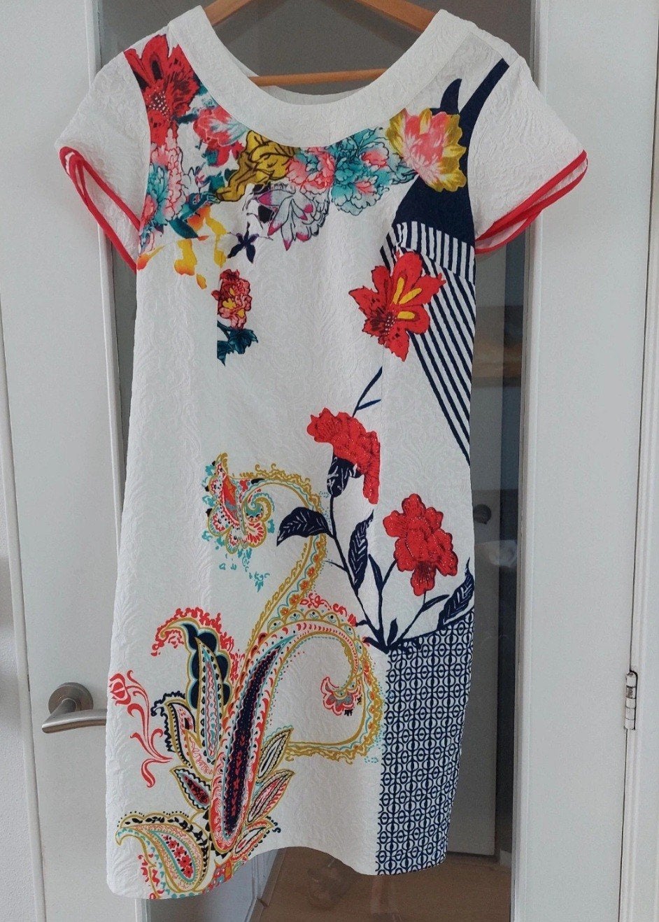 Prachtige zomerjurk Olivier Philips maat 38 NL, Kleding | Dames, Maat 38/40 (M), Olivier Philips, Knielengte, Gedragen