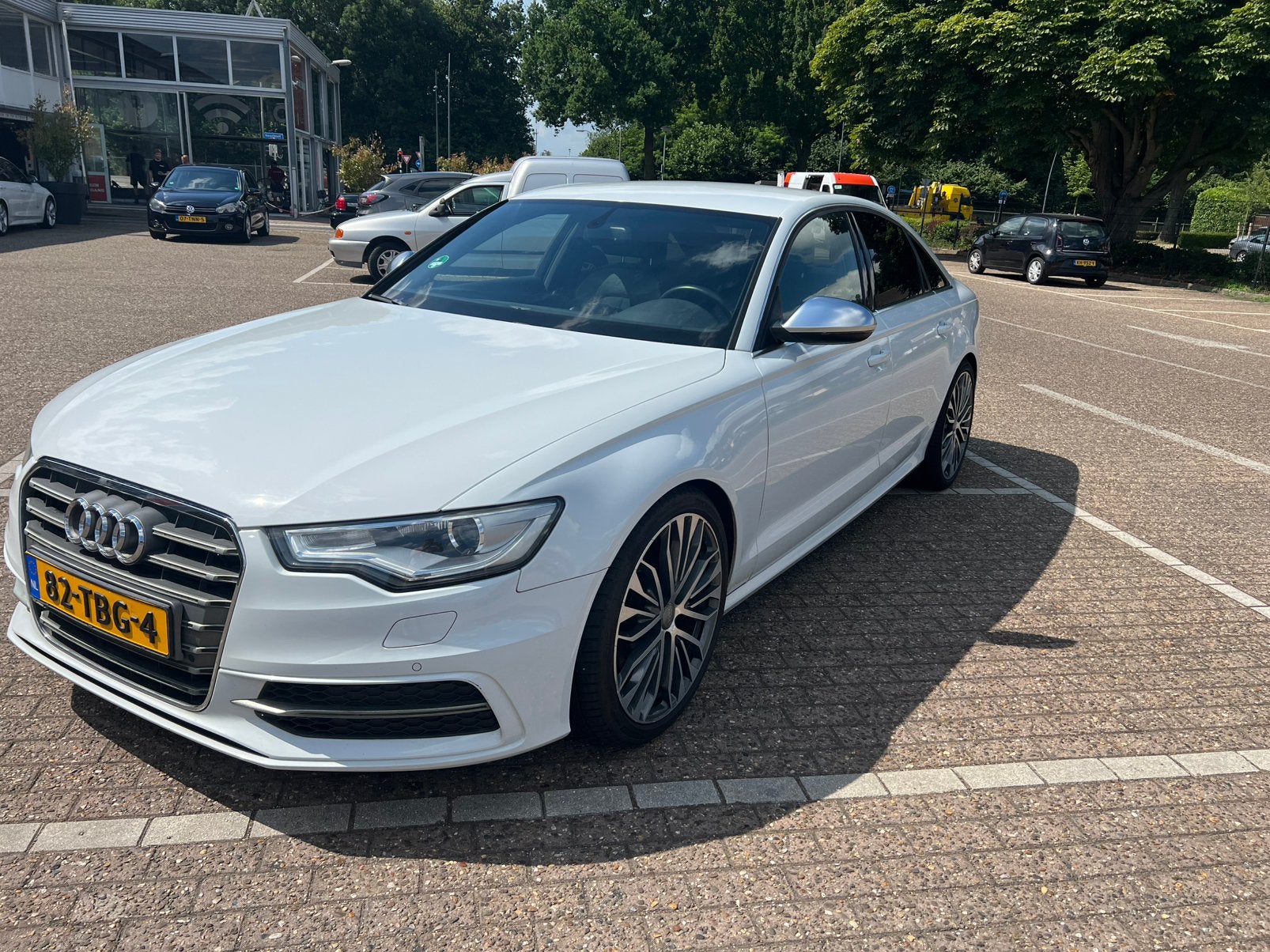 Audi A6 2.0 Tfsi 132KW Multitronic 2012 Wit, Gebruikt, Rechts, Spatbord, Audi