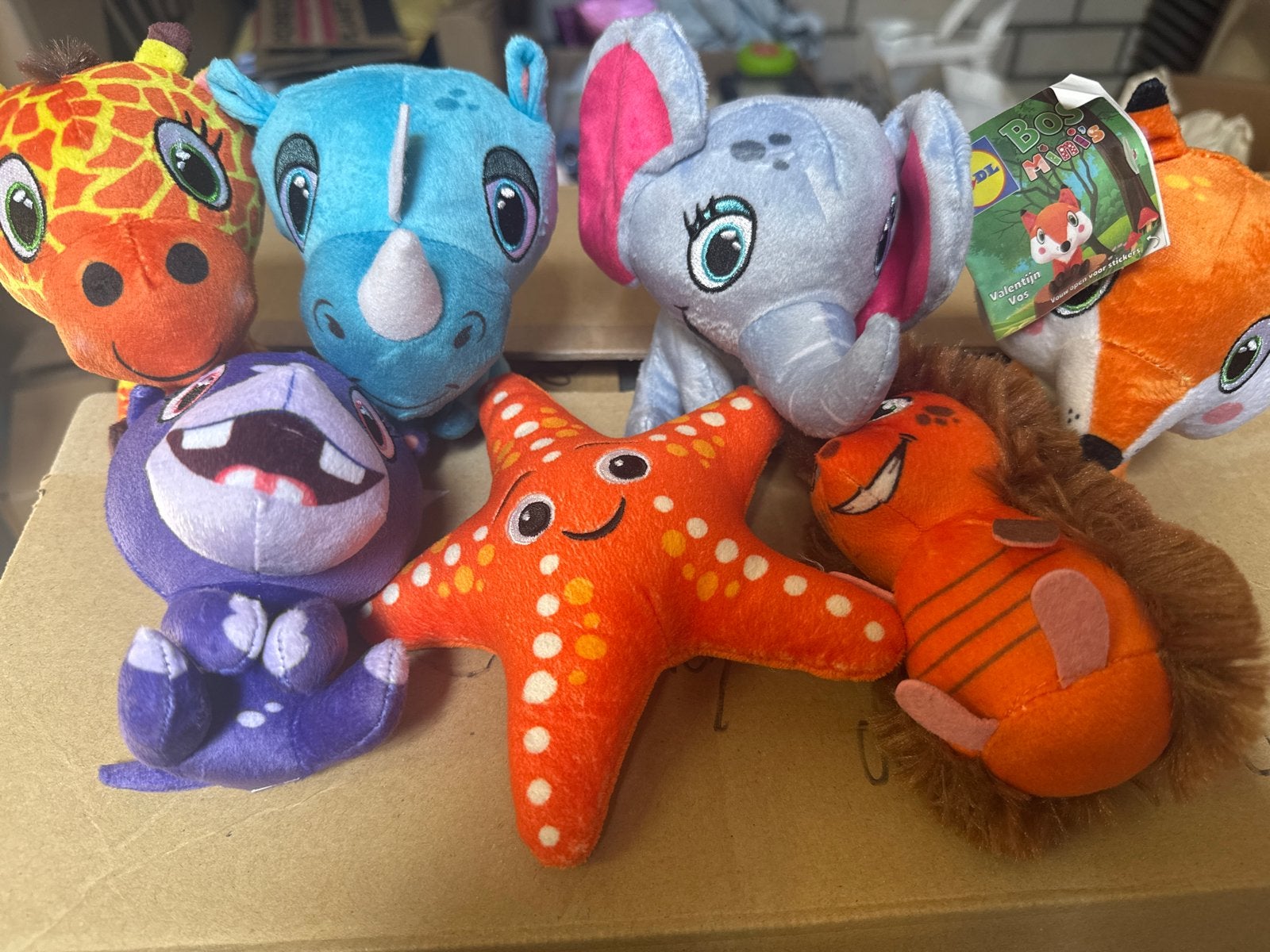 Lidl Mini Knuffels - Diverse Dieren (Bosvriendjes), Kinderen en Baby's, Speelgoed | Knuffels en Pluche, Lidl, Overige karakters