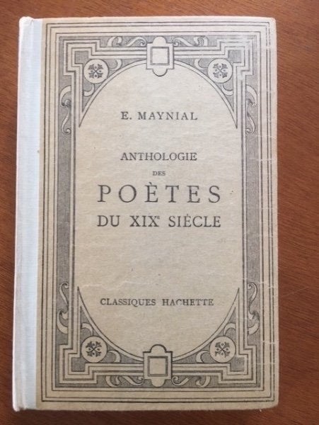 Anthologie des poetes du XIXe siecle - Edouard Maynial, Boeken, Verzenden, Gelezen, Fictie