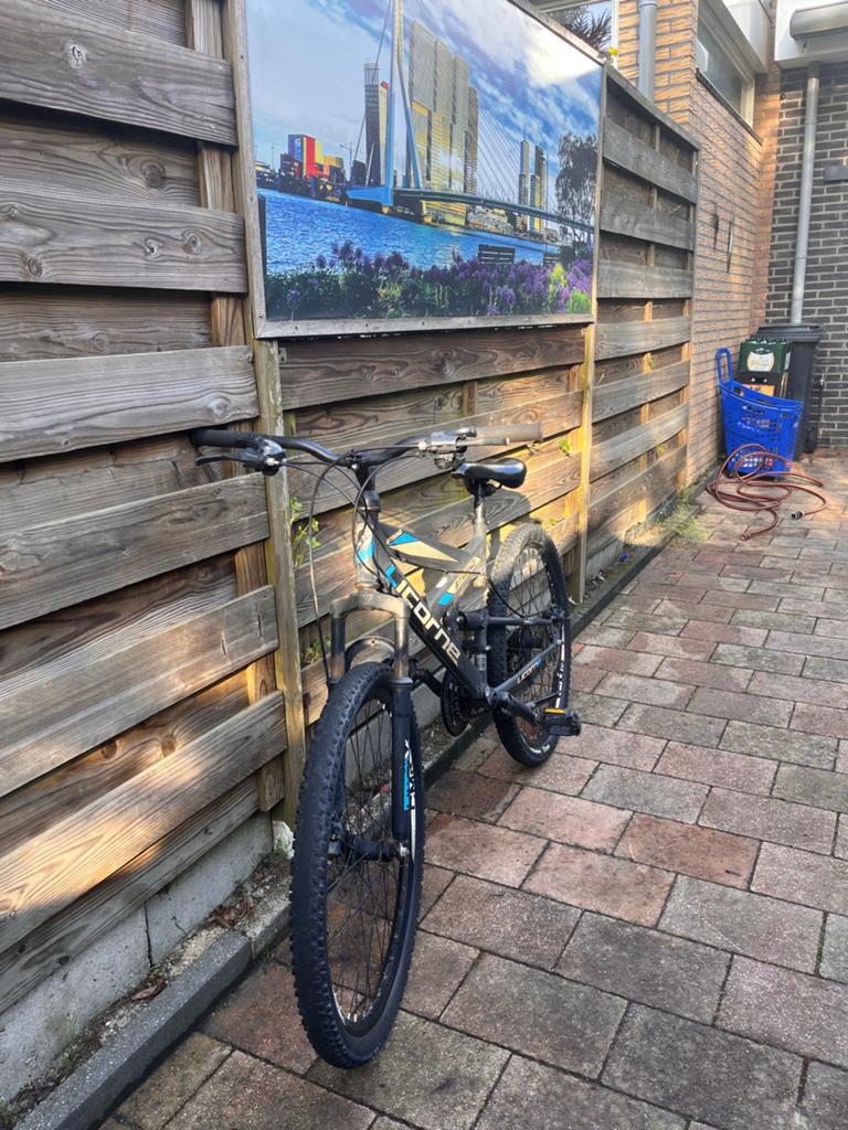 Licorne Strong Mountainbike - Full Suspension, Gebruikt, Schijfrem, 53 tot 57 cm, Ophalen