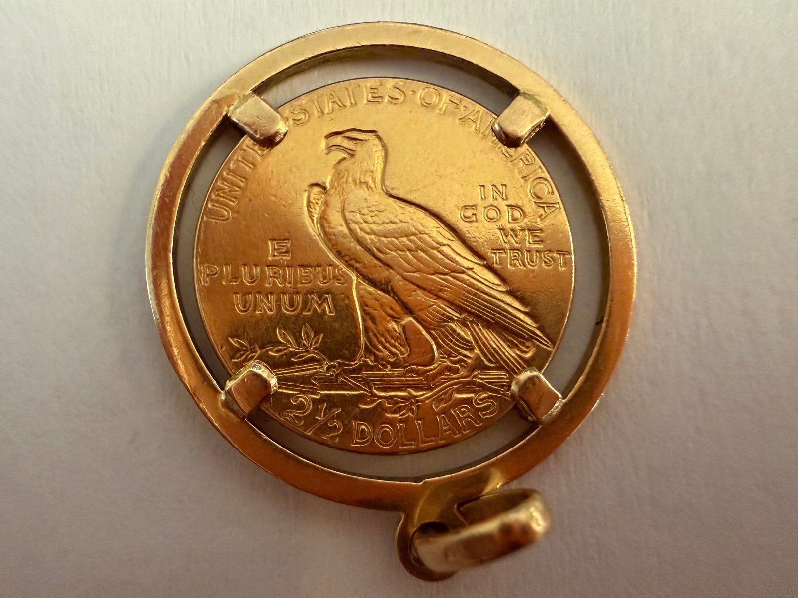 Authentieke Amerikaanse $2,50 Indian Head Gold Coin, Ophalen, Buitenland, Munten