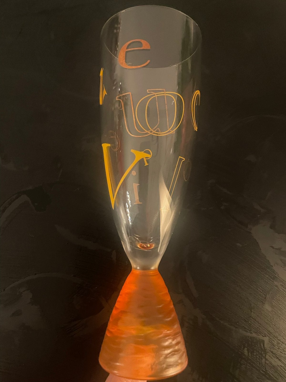 1x Veuve Clicquot Ponsardin Alfabet ABC Flute, 1998, Ophalen of Verzenden, Zo goed als nieuw, Overige typen