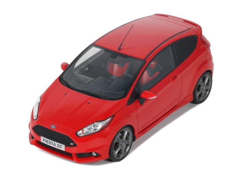 Ford Fiesta Mk.7 ST 2016 in Race Red van Ottomobile 1:18, Hobby en Vrije tijd, Modelauto's | 1:18, OttOMobile, Auto, Nieuw, Ophalen of Verzenden