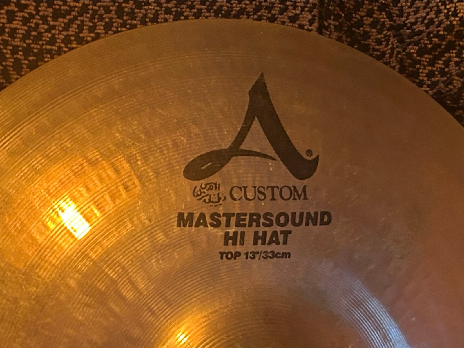 Zildjian A Custom Mastersound Hi-Hat 13” (2009), Gebruikt, Usa, Drums of Percussie, Ophalen of Verzenden