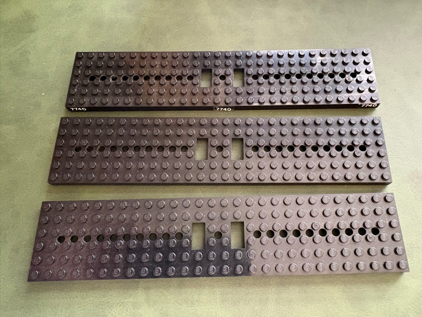 Lego 12v trein platen set 7740, Lego, Lego, Verzenden, Zo goed als nieuw