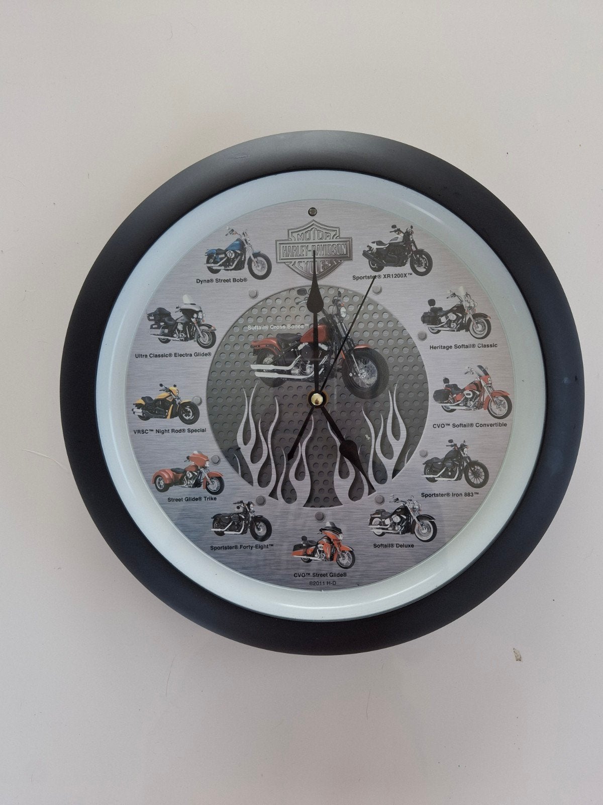 Klok Harley, Ophalen of Verzenden, Nieuw, Wandklok