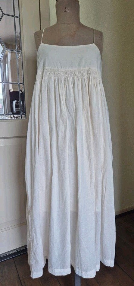 LEON & HARPER maxi zomerjurk M NIEUWSTAAT!, Kleding | Dames, Jurken, Maat 38/40 (M), LEON & HARPER, Wit, Ophalen of Verzenden