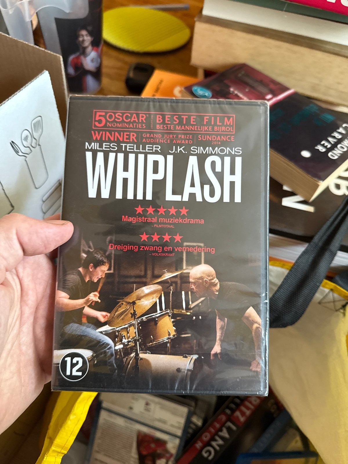 Whiplash DVD - Magistraal muziekdrama (Oscarwinnaar), Cd's en Dvd's, Vanaf 12 jaar, Ophalen of Verzenden, Nieuw in verpakking