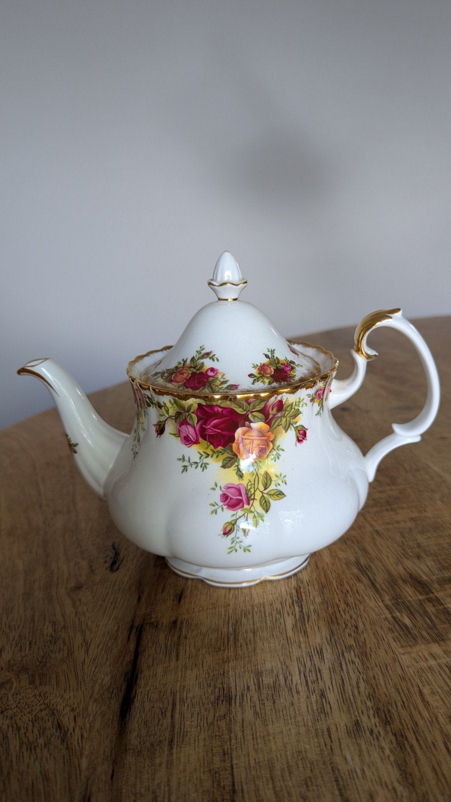 Royal Albert Old Country Roses theepot, Ophalen of Verzenden