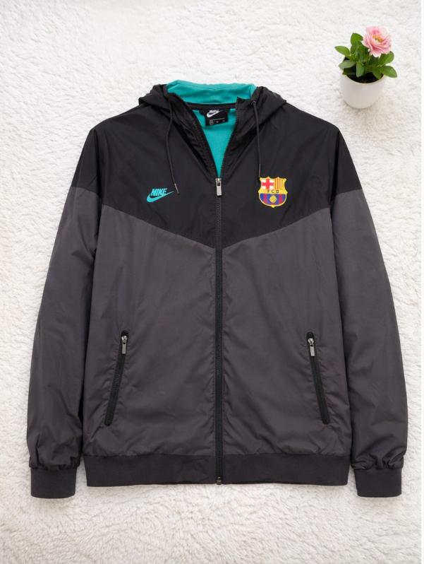 Nike FC Barcelona Windbreaker – Zwart/Grijs, Ophalen of Verzenden, Zo goed als nieuw, Zwart