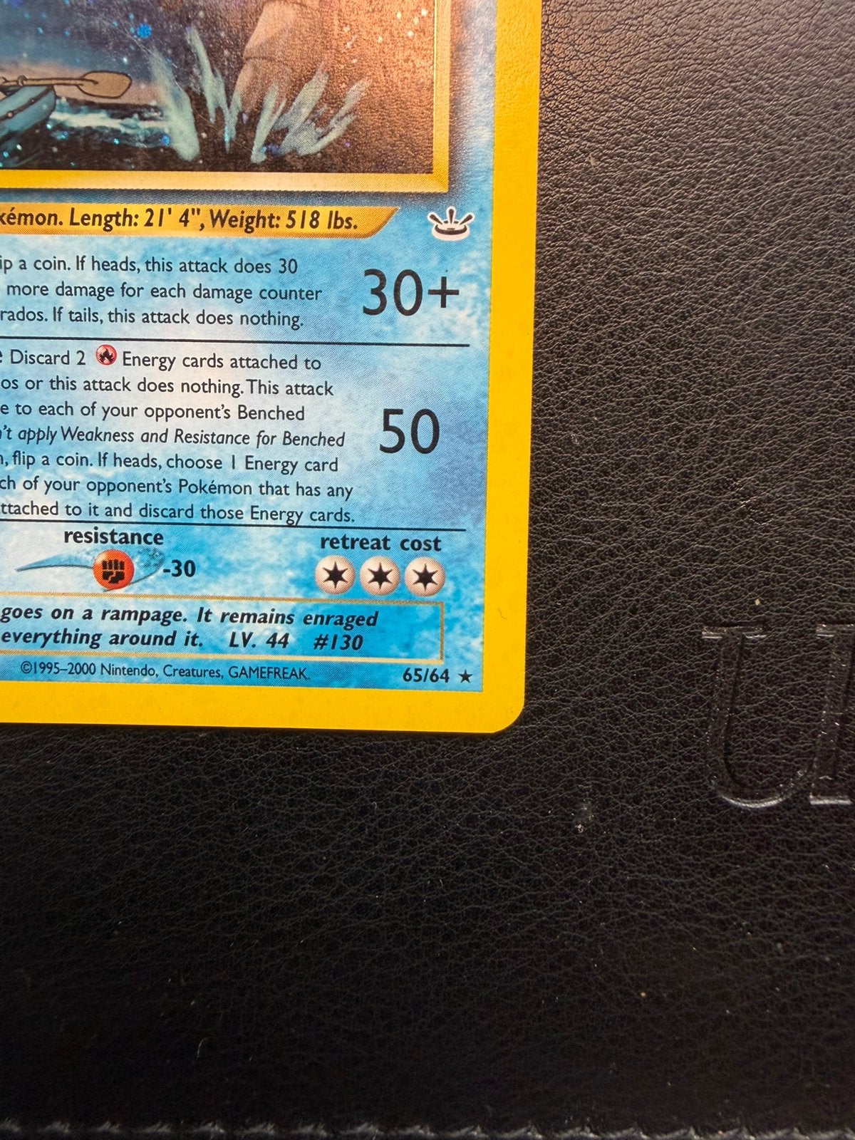 Foto 7 van Pokémon Shining Gyarados 65/64 Neo Revelation vintage