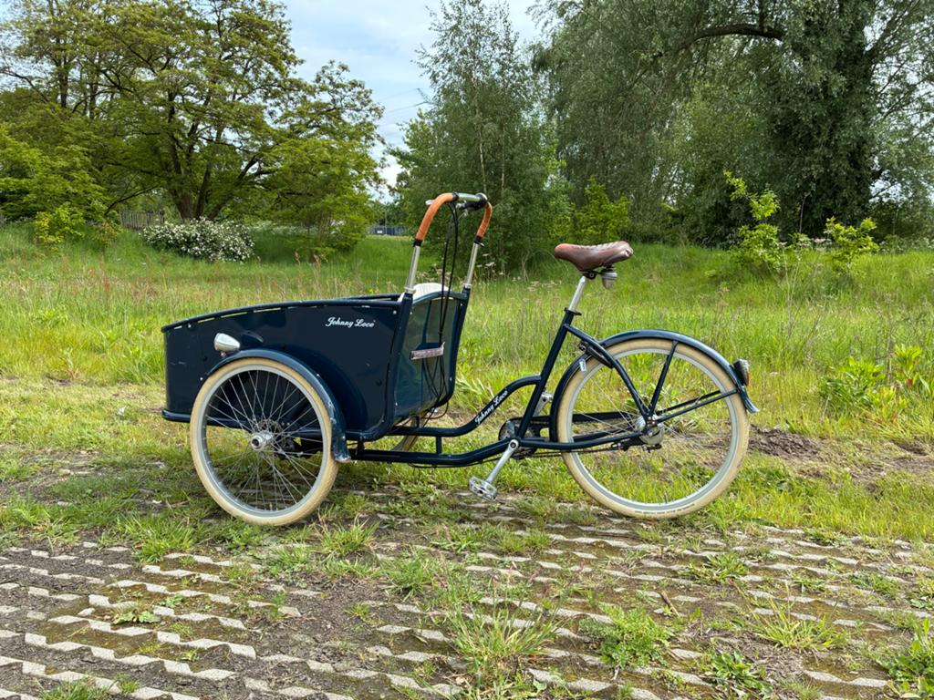 Johnny Loco Dutch Delight Bakfiets - Stijlvol & Robuust, Fietsen en Brommers, Fietsen | Bakfietsen, Ophalen, Gebruikt, Elektrisch