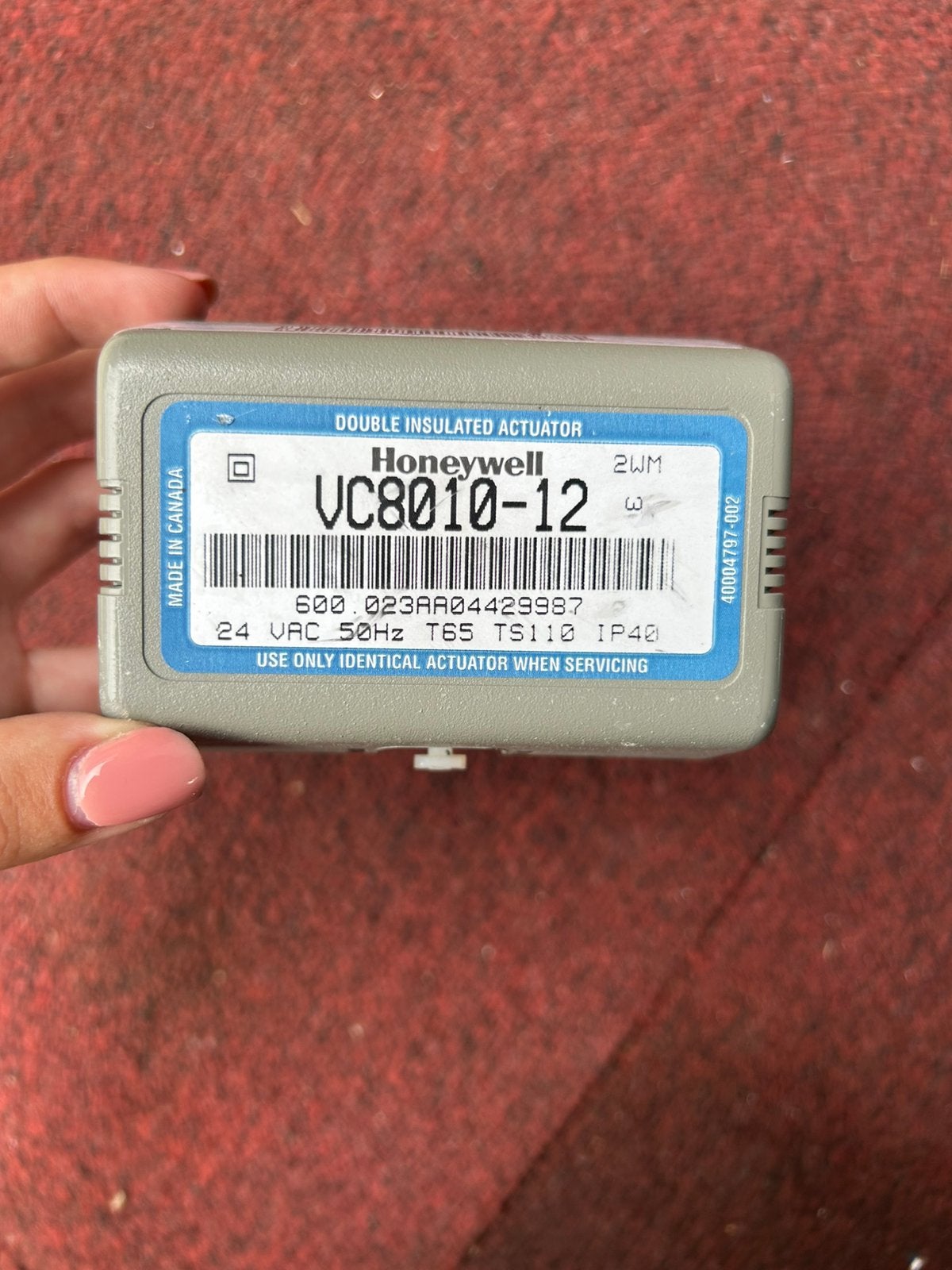 Honeywell driewegklep VC8010-12, Ophalen of Verzenden, Zo goed als nieuw