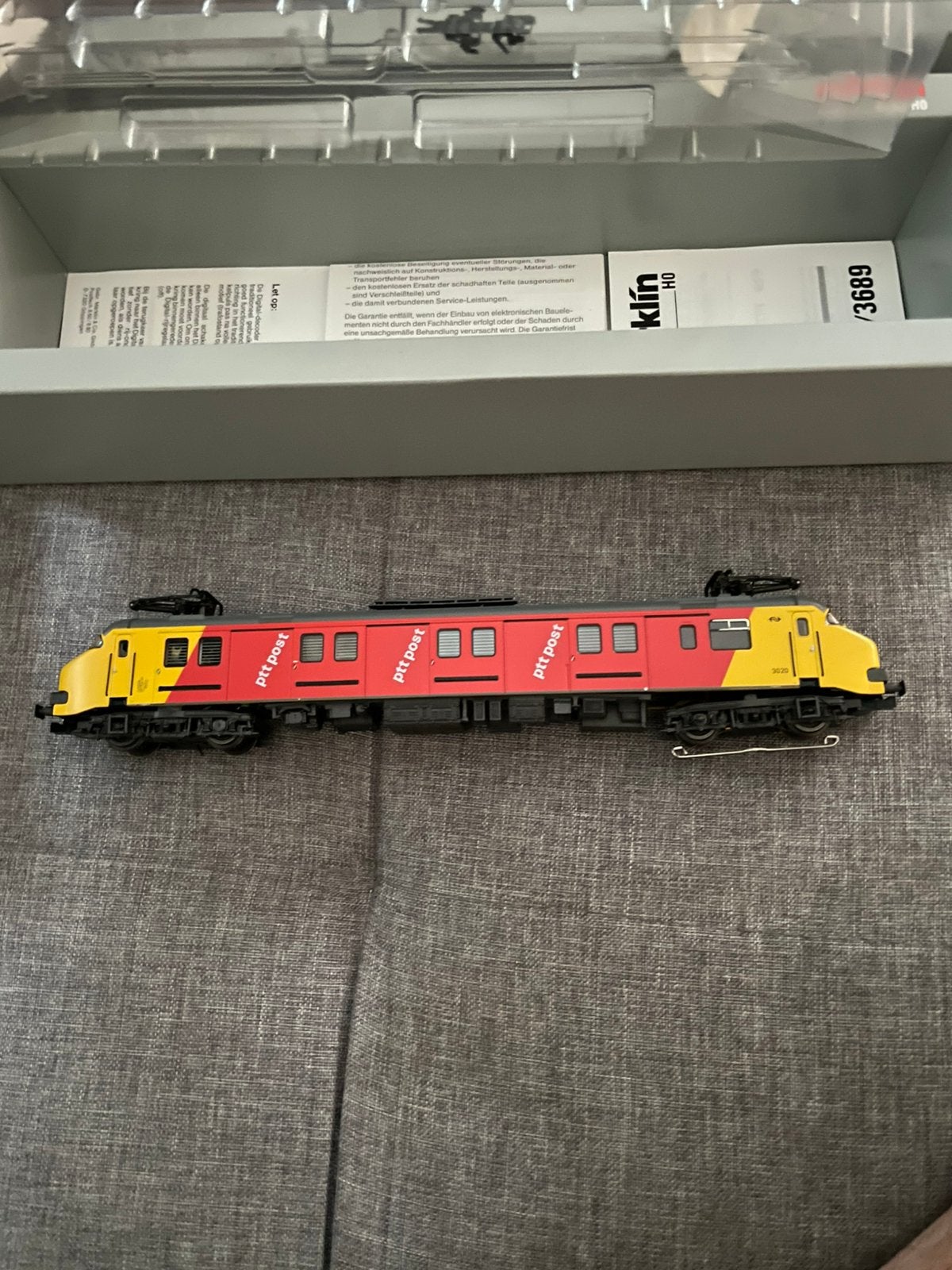 Marklin 3689 motorpost NS digitaal nieuwstaat, Hobby en Vrije tijd, Wisselstroom, Locomotief, Ophalen of Verzenden, Märklin