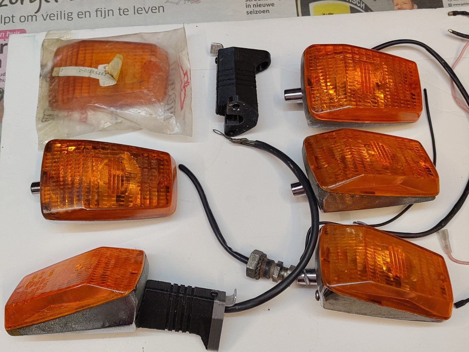 Diverse knipperlichten voor Moto Guzzi Le Mans, Millie, etc, Ophalen of Verzenden, Gebruikt