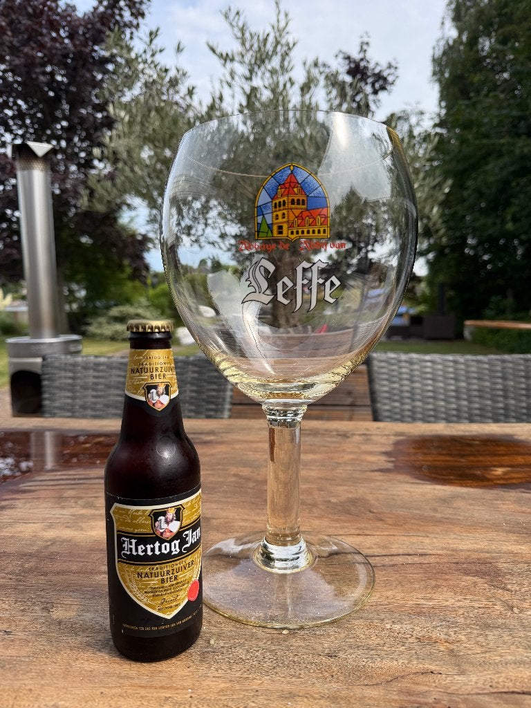 Leffe Glas groot !, Verzamelen, Biermerken, Ophalen of Verzenden, Zo goed als nieuw, Glas of Glazen, Leffe