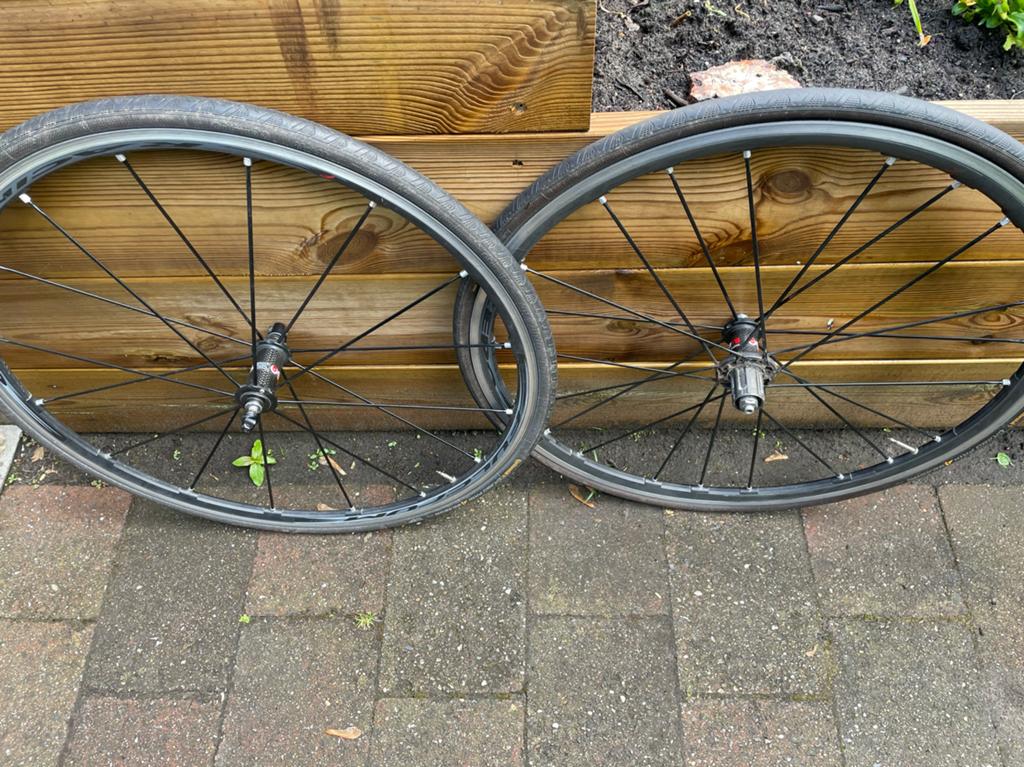 Fulcrum Zero racefiets wielen - Naven revisie nodig, Ophalen of Verzenden, Zo goed als nieuw, Racefiets