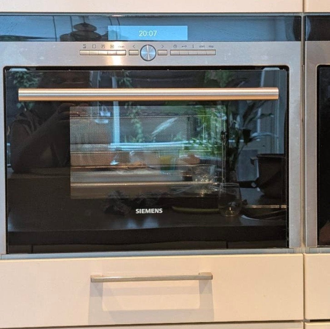 Siemens Stoomoven HB26D551/45 - Zo goed als nieuw, Witgoed en Apparatuur, Ovens, Ophalen, 45 tot 50 cm, 60 cm of meer, Siemens