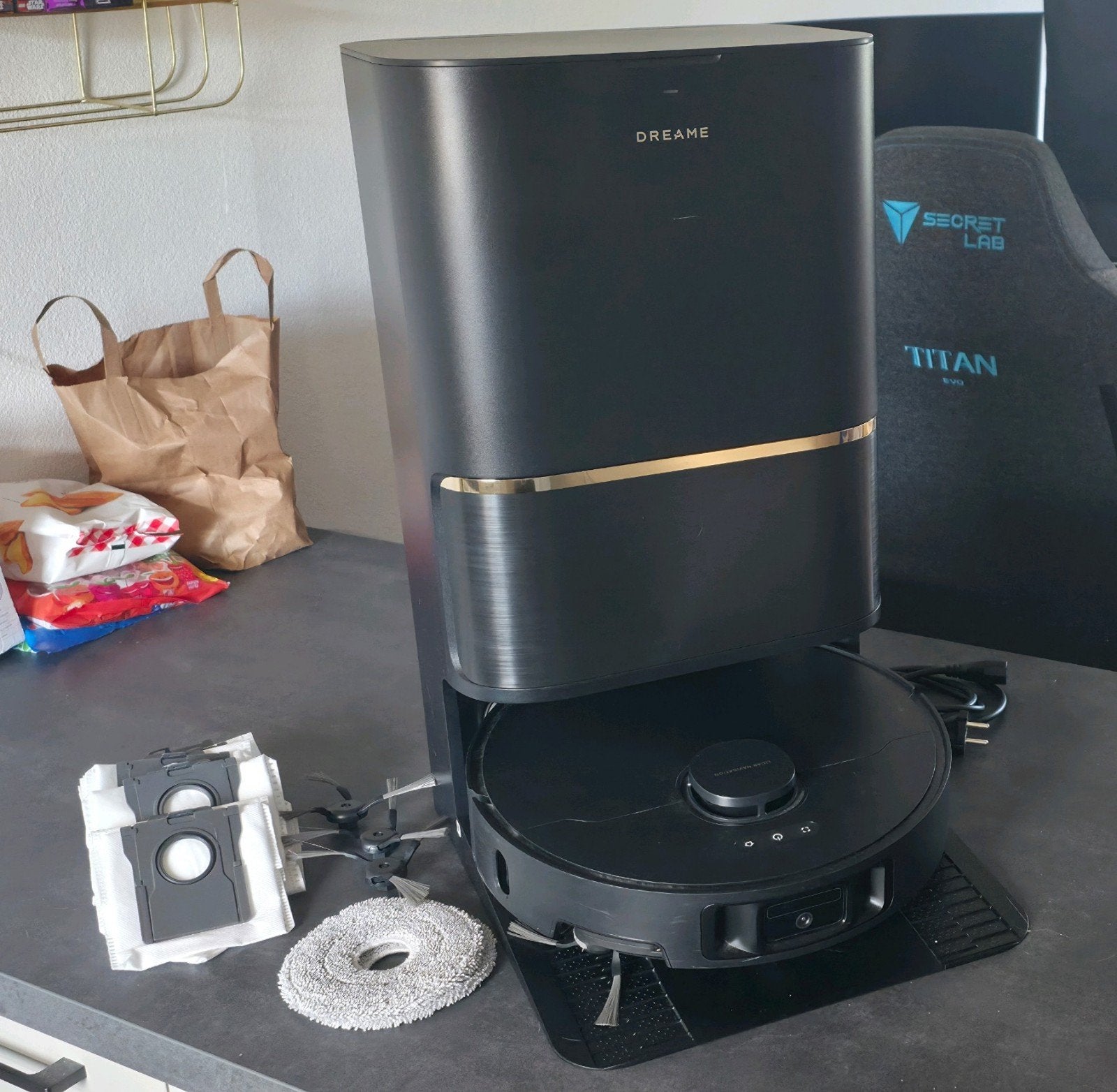 Dreame L50 Ultra AE Robotstofzuiger + Garantie & Onderdelen, Witgoed en Apparatuur, Ophalen, Dreame, Zo goed als nieuw, Robotstofzuiger
