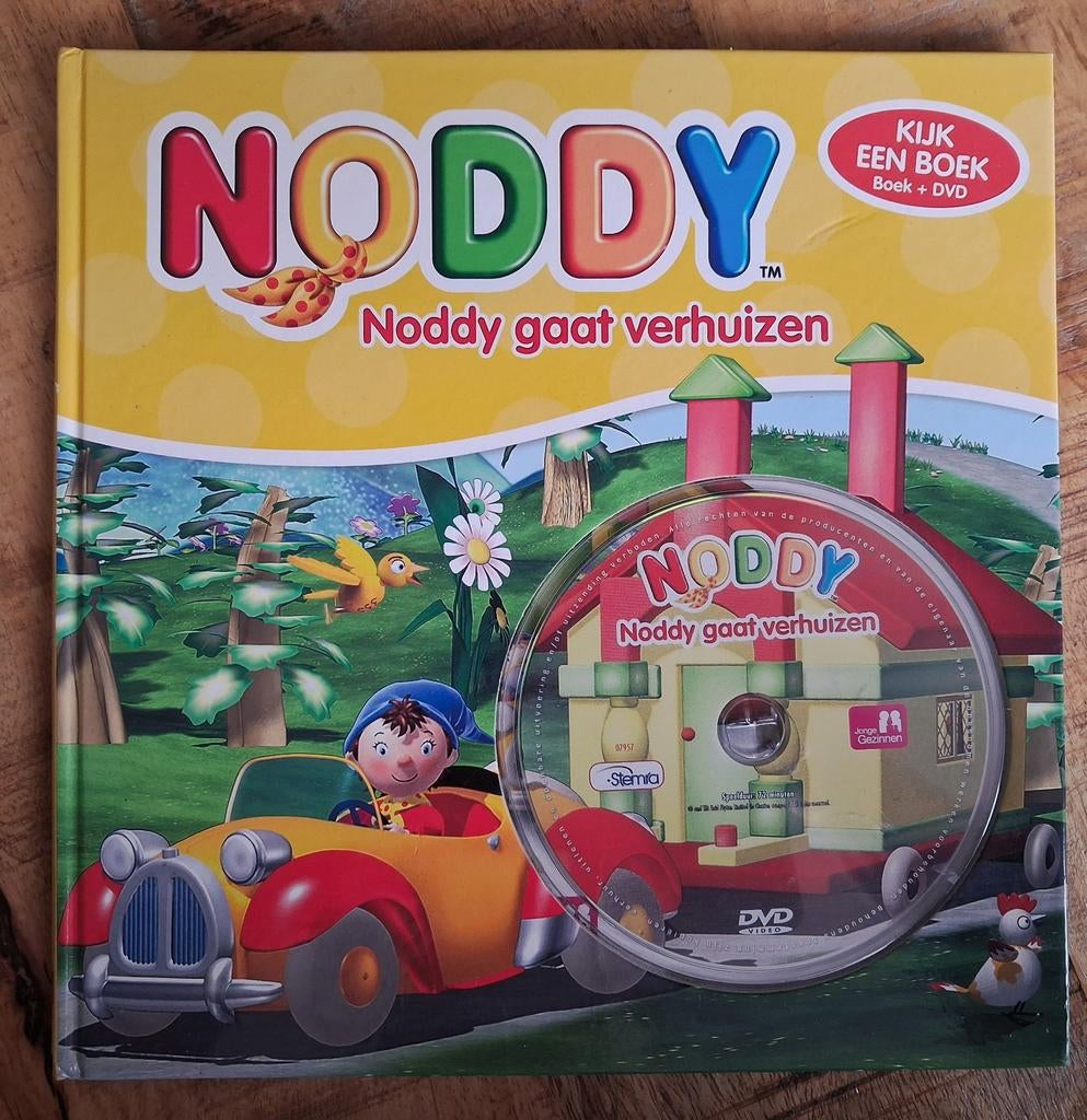 Noddy gaat verhuizen  - Boek + DVD  - Enid Blyton, Ophalen of Verzenden, Enid Blyton, Fictie algemeen