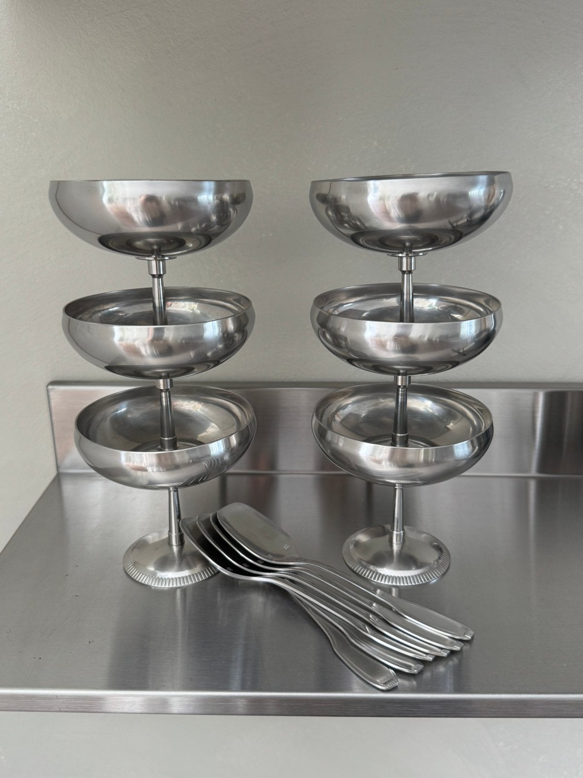 Létang & Rémy ijscoupe set, Huis en Inrichting, Keuken | Servies, Ophalen of Verzenden