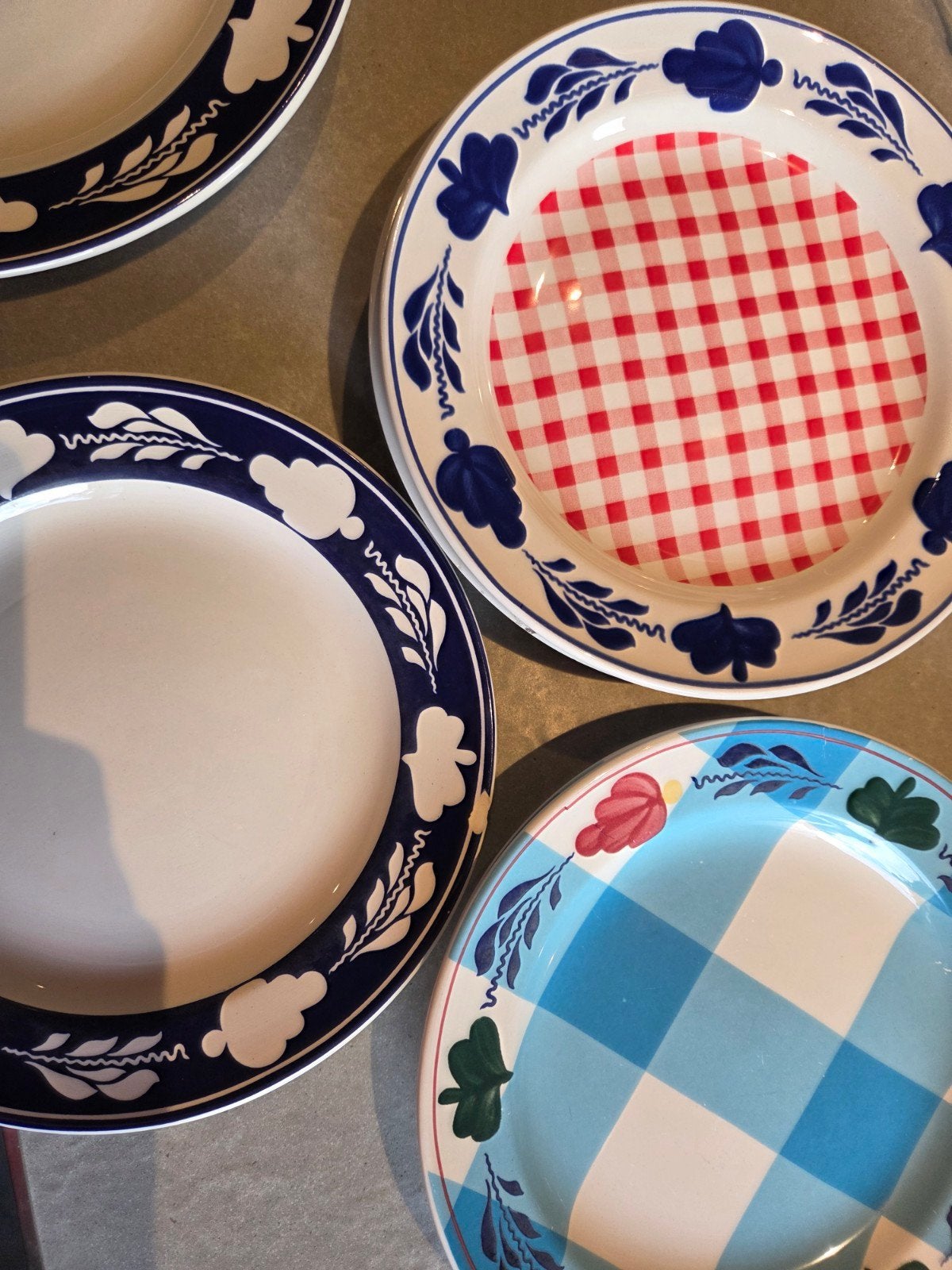 Boerenbont Servies:  borden en, Schaaltjes, Huis en Inrichting, Keuken | Servies, Ophalen of Verzenden, Zo goed als nieuw, Landelijk/Boerenbont
