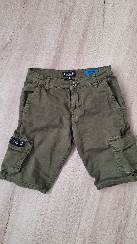 Groene korte broek Cars maat 12 (maat 152), Broek, Gebruikt, Ophalen of Verzenden, Cars