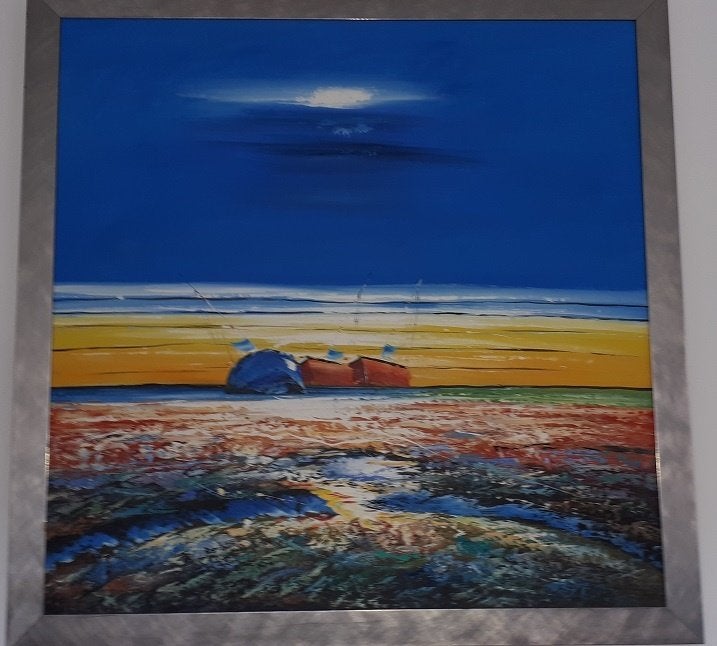 Schilderijen met bedrijfsthema's, Antiek en Kunst, Kunst | Schilderijen | Modern, Overig onderwerp, 3D-effect, Ophalen of Verzenden