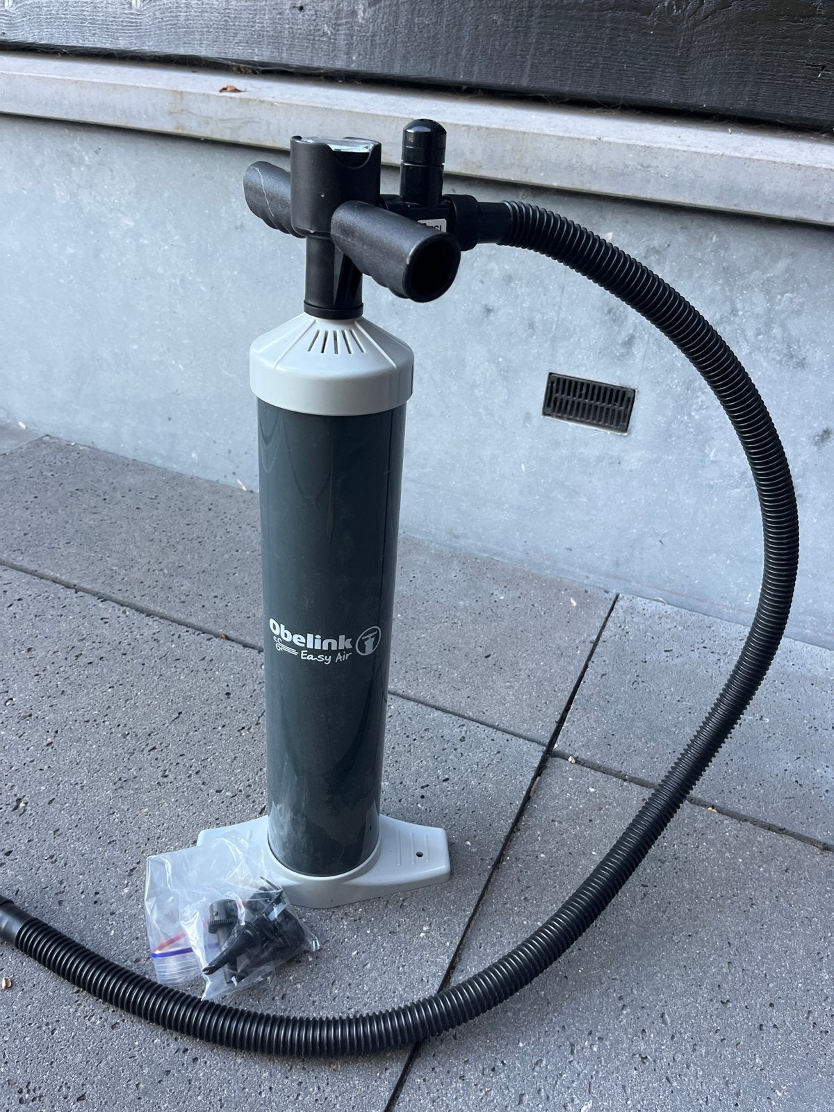 Obelink Easy Air handpomp met manometer, Ophalen of Verzenden, Nieuw, Handmatig
